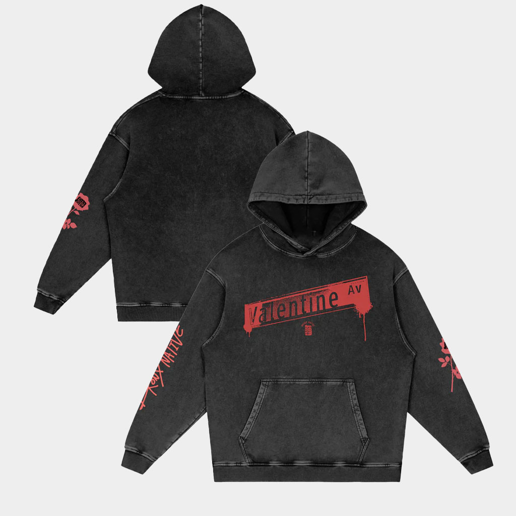 Bronx Native Merch Valentine Ave Lim Ed Snow Washed Hoodie Valentine's Gifts For Him-1 Bronx Native Merch Valentine Ave Lim Ed Snow Washed Hoodie Valentine's Gifts For Him-1