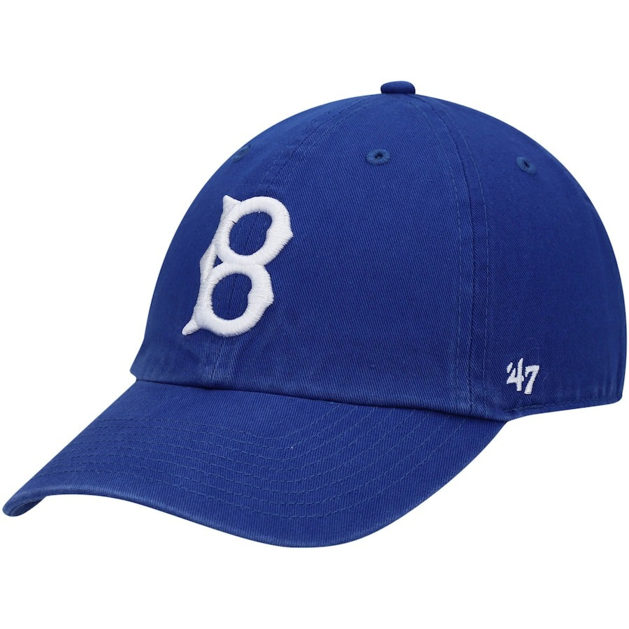 Brooklyn Dodgers '47 Hat Royal 1949 Logo Cooperstown Baseball Cap Merch Fan Gift Ideas