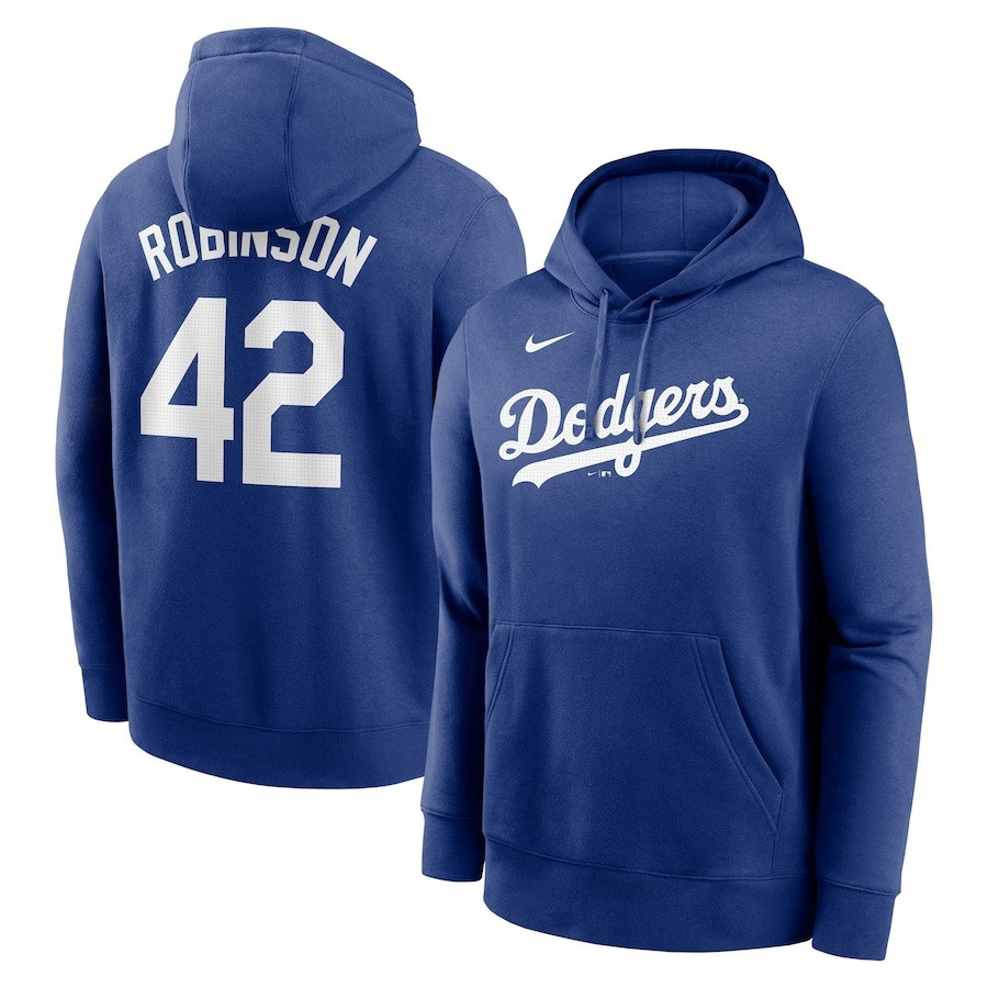 Brooklyn Dodgers Jackie Robinson Day 42 Hoodie Player Name And Number Pullover Hoodie