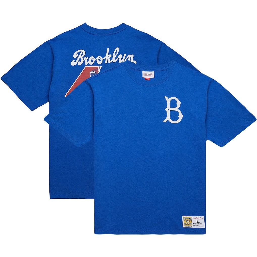 Brooklyn Dodgers Jackie Robinson Day T-Shirt Mitchell And Ness Royal Legends Collection Merch