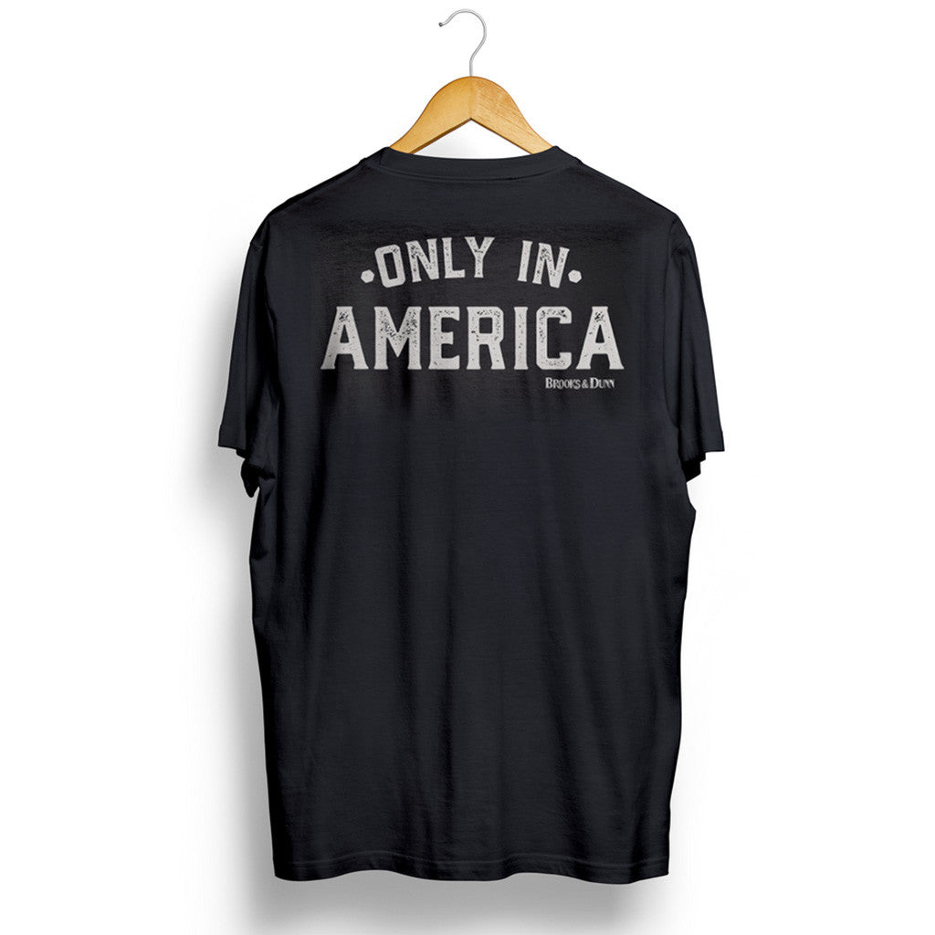 Brooks And Dunn Merch Only in America T-Shirt Gifts For Husband Brooks And Dunn Merch Only in America T-Shirt Gifts For Husband