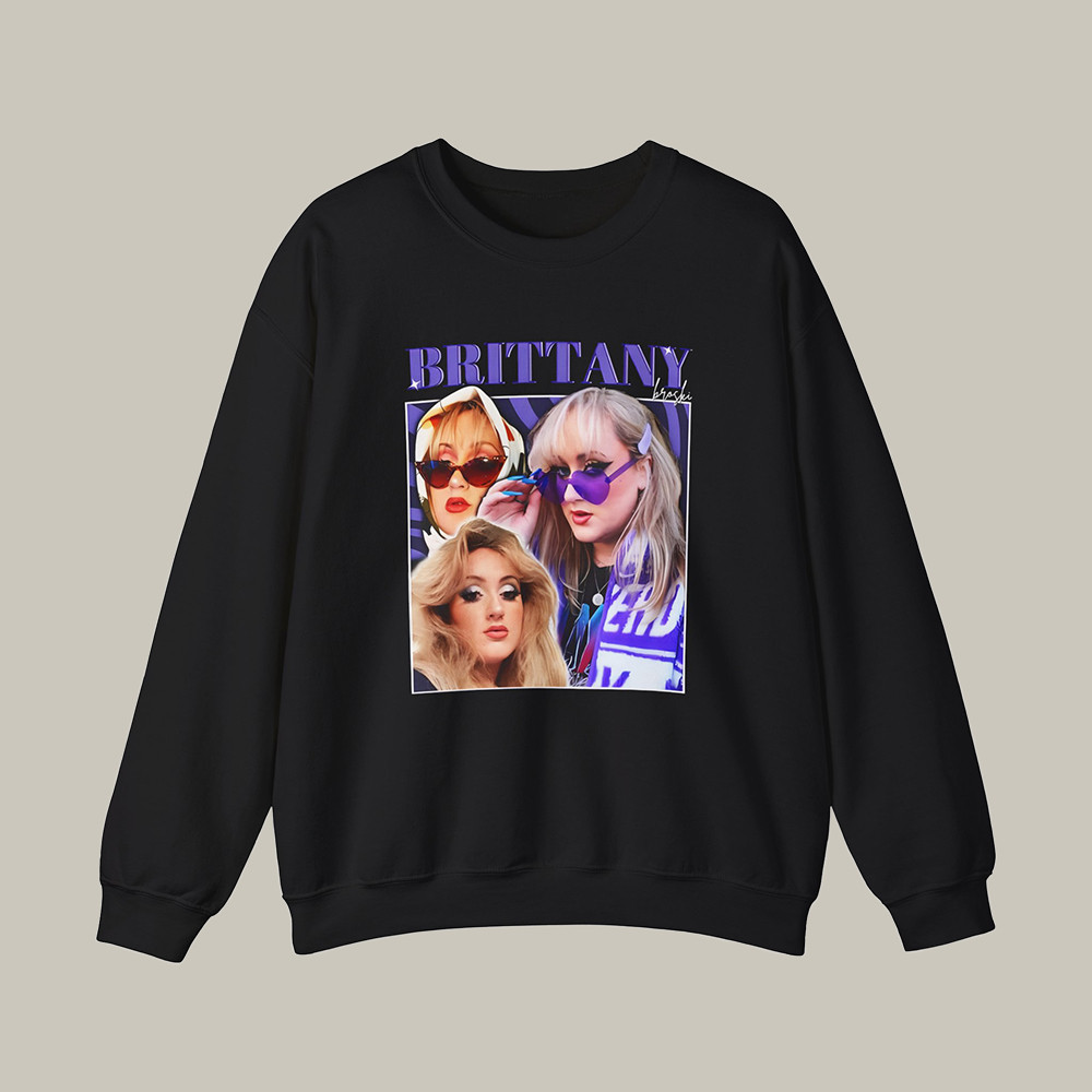 Broski Report Merch Sweatshirt Brittany Broski Apparel Funny Gifts For Christmas