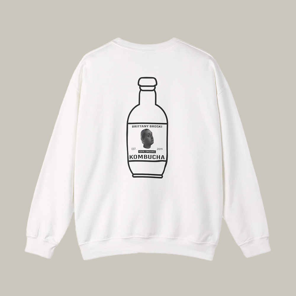 Broski Report Merch Sweatshirt Kombucha Brittany Broski Sweatshirt Unique Fan Gifts