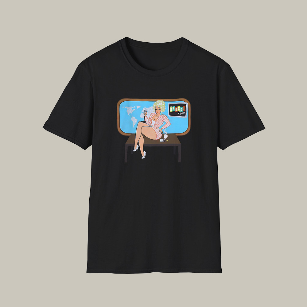 Broski Report Merch T-Shirt Broski News Watching Shirt Gifts For Humor Lovers