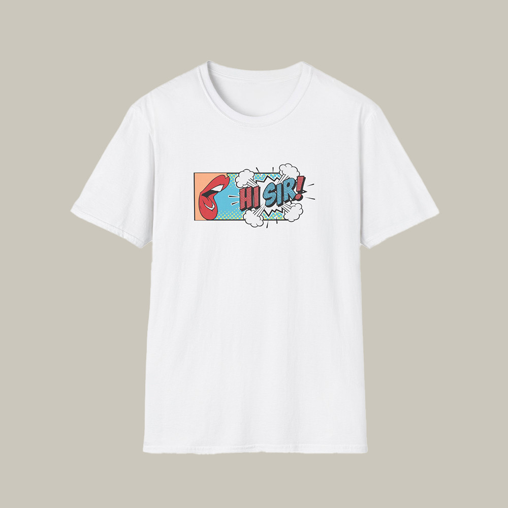 Broski Report Merch T-Shirt Hi Sir Meme Shirt Funny Gifts For Brittany Broski Lovers