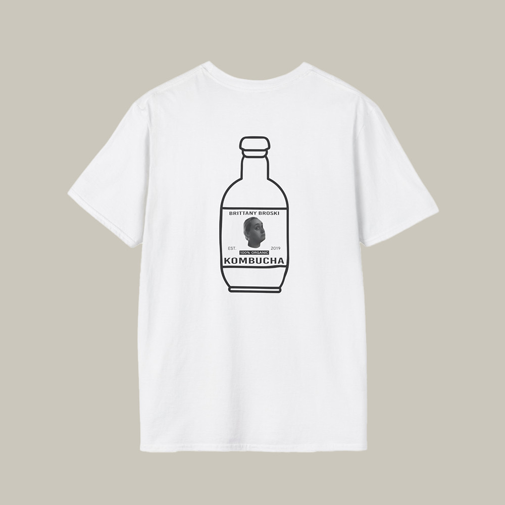 Broski Report Merch T-Shirt Kombucha Girl Bottle Shirt Brittany Broski Fan Gifts