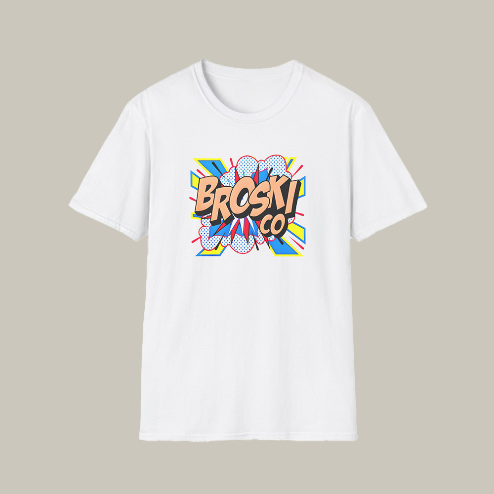 Broski Report Merch T-Shirt The Broski Co Art Comedy Apparel Christmas Gifts For Men