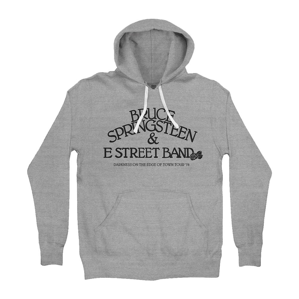 Bruce Springsteen Hoodie E Street Band Gray Hoodie Bruce Springsteen Merch Father's Day Gifts