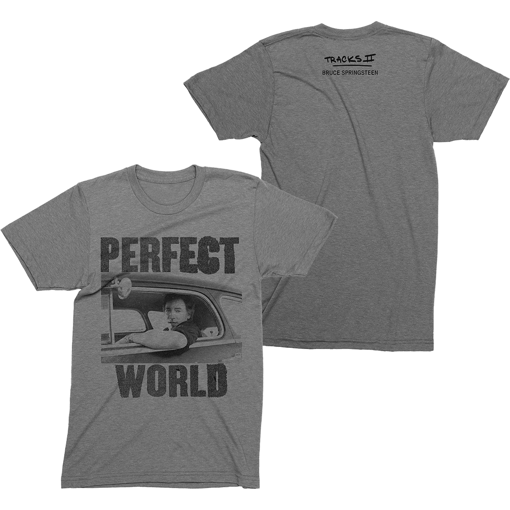Bruce Springsteen T-Shirt Bruce Springsteen Merch Perfect World Photo Tee Great Gifts For Dad