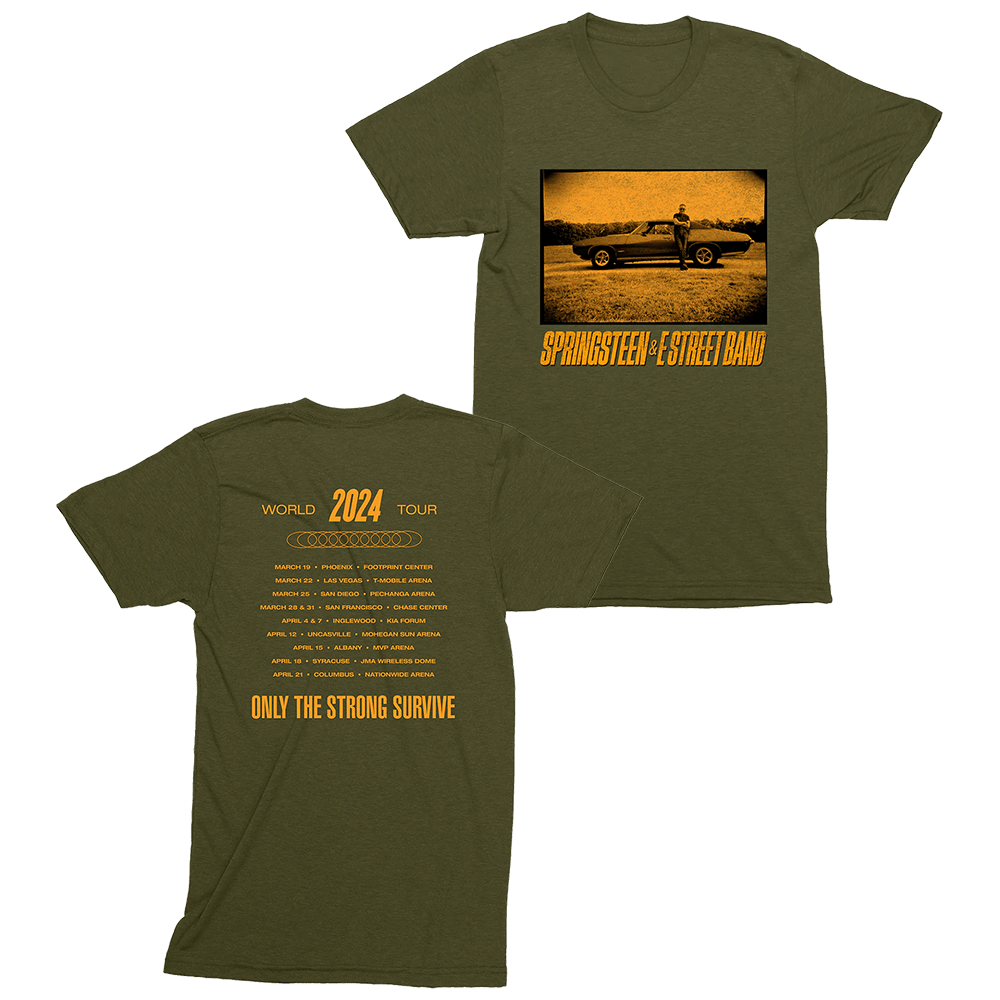 Bruce Springsteen T-Shirt Bruce Springsteen Merch The E Street Band 2024 World Tour Tee