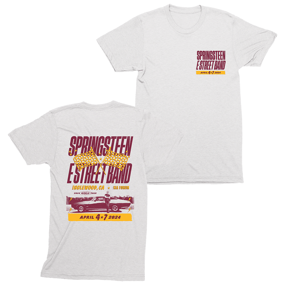 Bruce Springsteen T-Shirt Bruce Springsteen Merch The E Street Band Inglewood 2024 Tour Tee