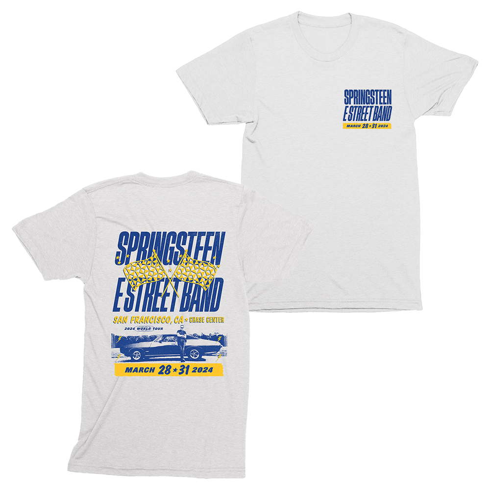 Bruce Springsteen T-Shirt Bruce Springsteen Merch The E Street Band San Francisco 2024 Tour Tee