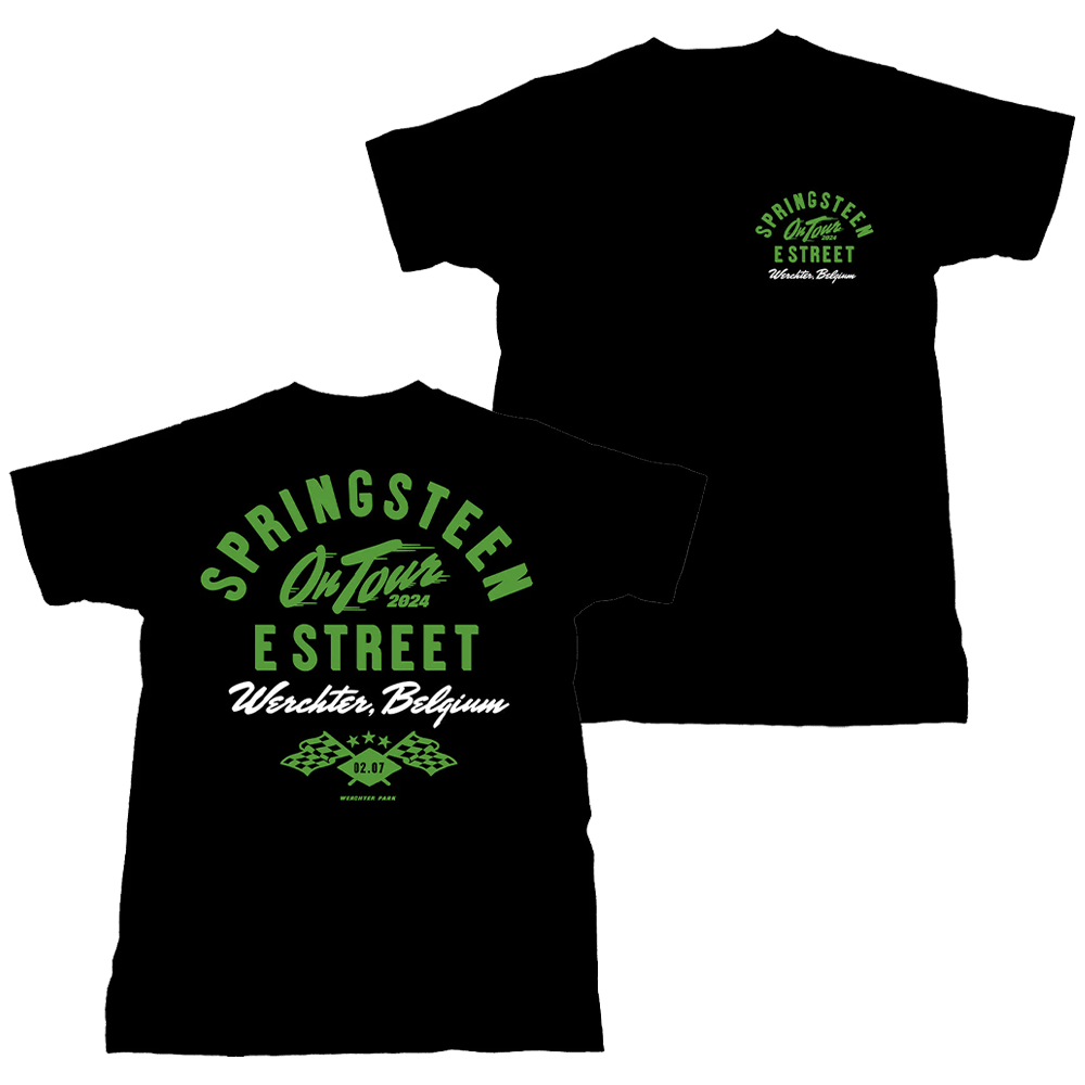 Bruce Springsteen T-Shirt Bruce Springsteen Merch The E Street Band Werchter 2024 Tour Shirt Bruce Springsteen T-Shirt Bruce Springsteen Merch The E Street Band Werchter 2024 Tour Shirt
