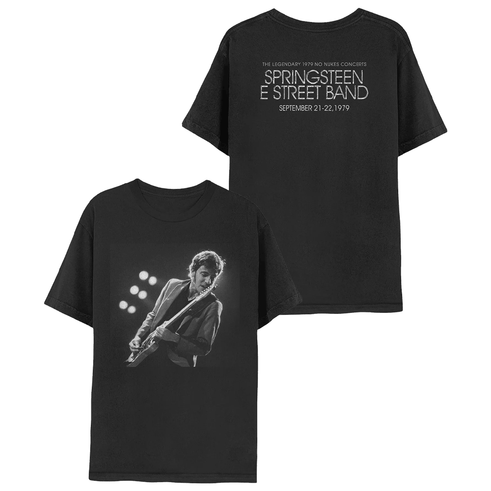 Bruce Springsteen T-Shirt Jammin No Nukes Black Tee Bruce Springsteen Merch Music Fans Gifts Bruce Springsteen T-Shirt Jammin No Nukes Black Tee Bruce Springsteen Merch Music Fans Gifts