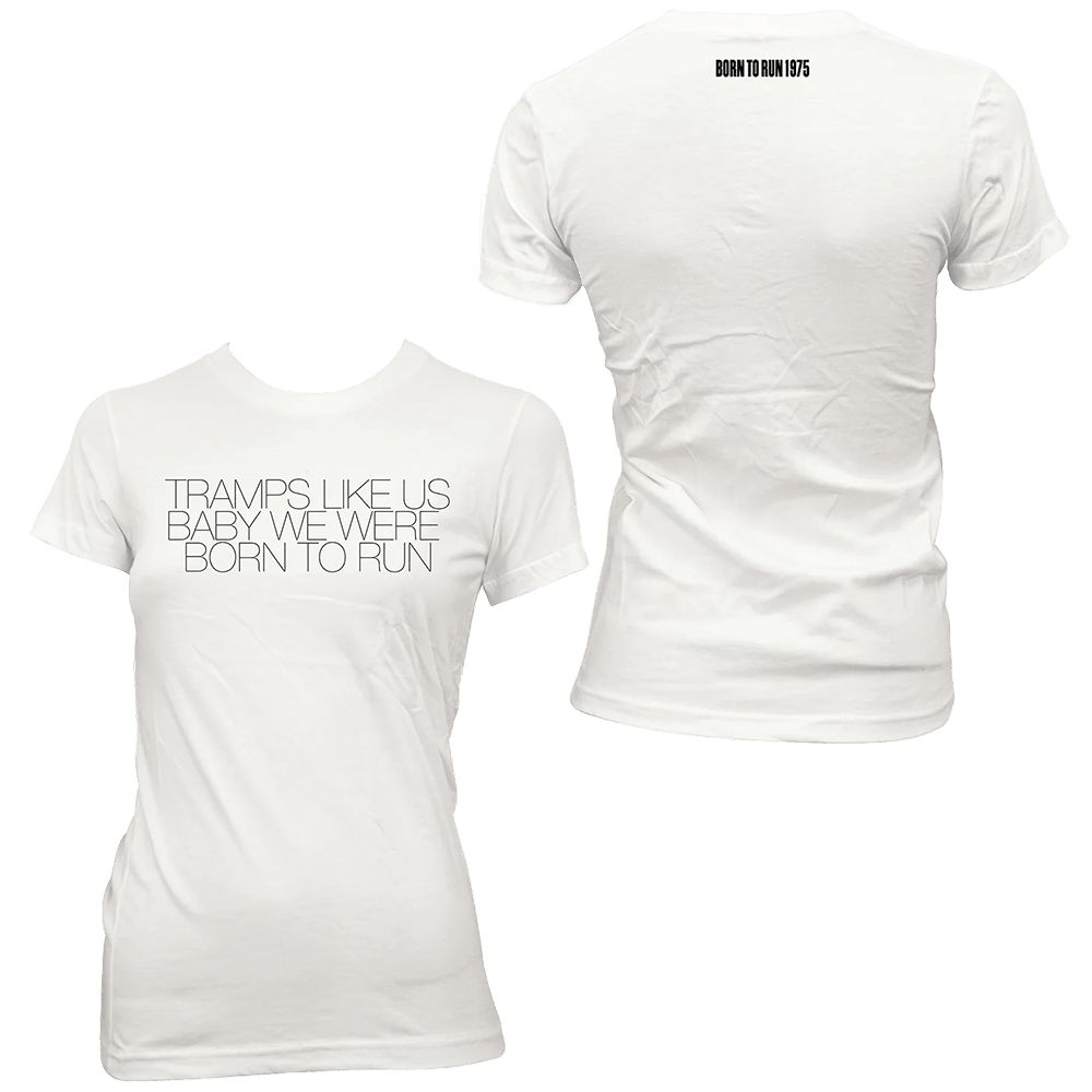 Bruce Springsteen T-Shirt Tramps Like Us Women's Tee Bruce Springsteen Merch Gifts For Wife Bruce Springsteen T-Shirt Tramps Like Us Women's Tee Bruce Springsteen Merch Gifts For Wife