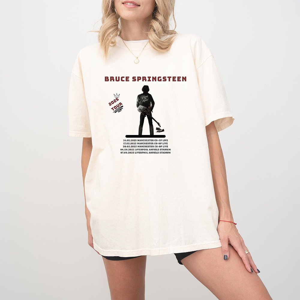 Bruce Springsteen Tour 2025 Concert Unisex Band T-Shirt Best Gift For Music Fans