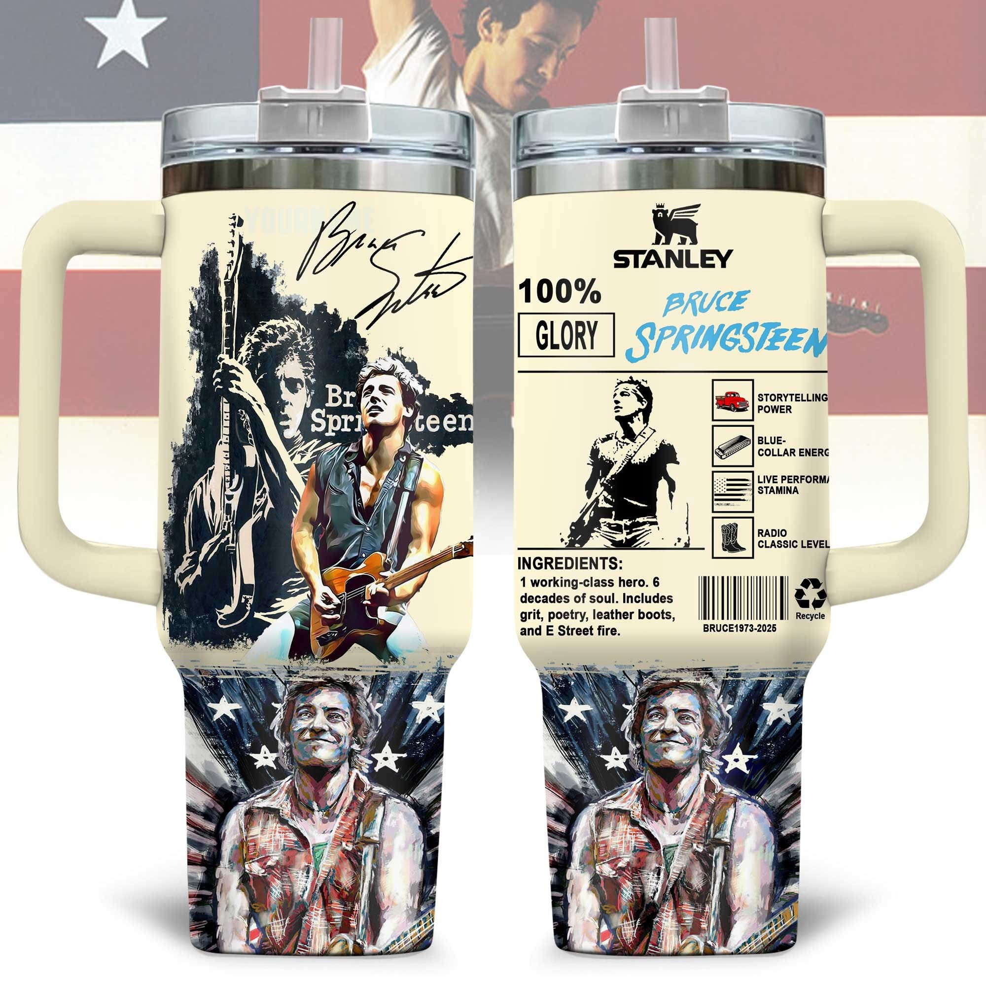 Bruce Springsteen Tumbler Merchandise Unique Gifts For Bruce Springsteen Fans