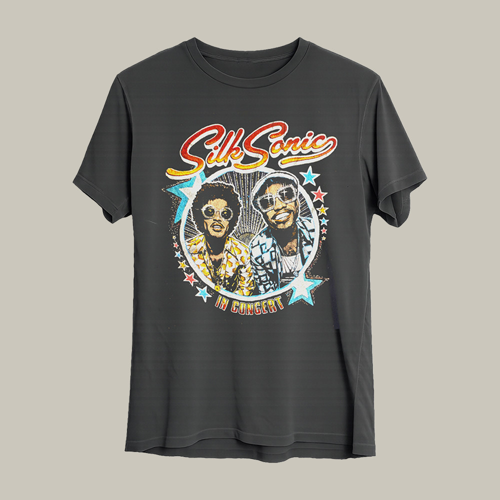 Bruno Mars Hello Kitty 2026 T-Shirt Silk Sonic In Concert Apparel Gift For Cousins