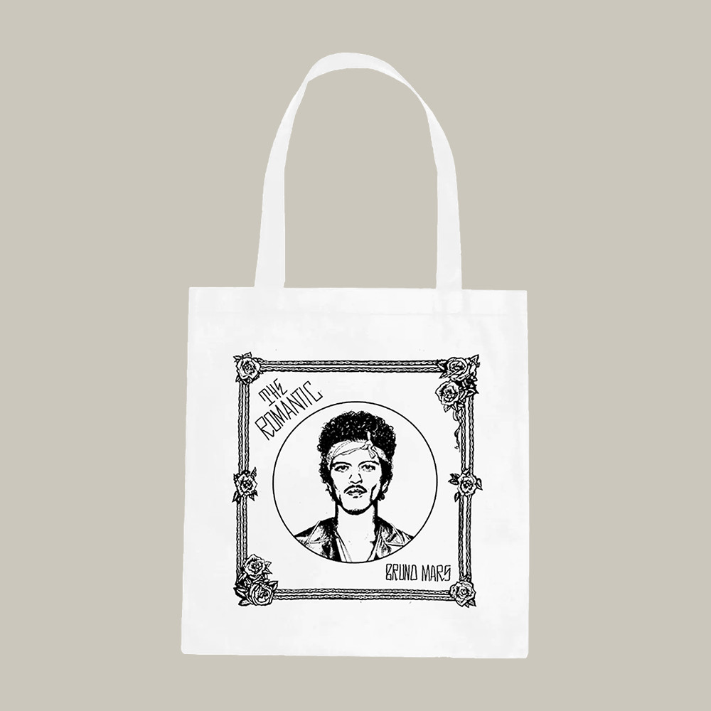 Bruno Mars Hello Kitty Music Tote Bag The Romantic Tour 2026 Clothing Gift For Dance Lovers