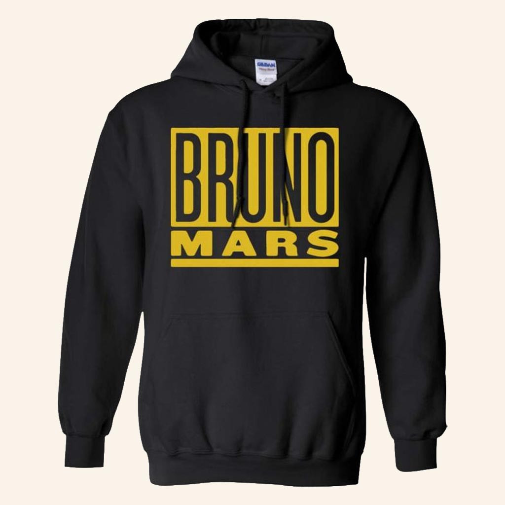 Bruno Mars Merch Bruno Mars Hoodie Black Music Related Gifts For Guys