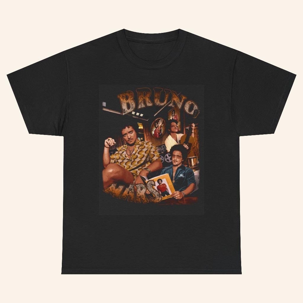 Bruno Mars Merch Bruno Mars Vintage T-Shirt Gifts Ideas For Music Fans