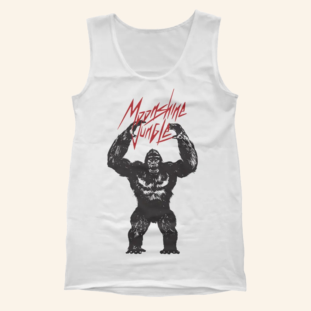 Bruno Mars Merch Gorilla Arms Moonshine Jungle Tank Top Gifts For Music Lovers