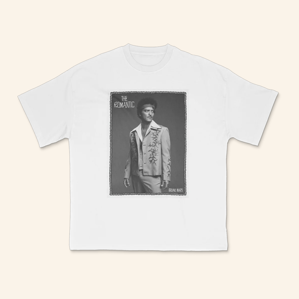 Bruno Mars Merch I Just Might T-Shirt White Gifts For Music Fans