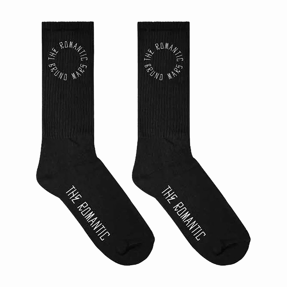 Bruno Mars Merch The Romantic Tour 2026 Rose's Collage Socks Gifts For Her