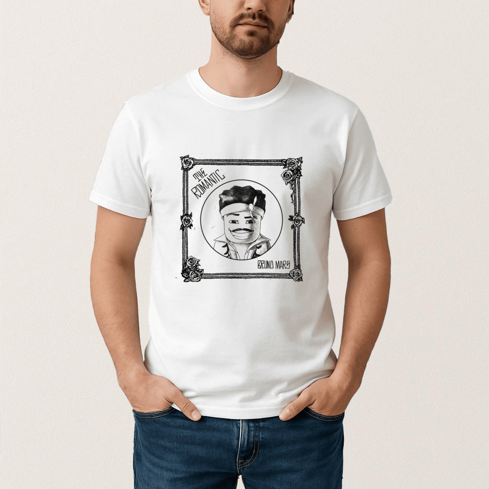 Bruno Mars Steal A Brainrot Roblox Concert 2026 T-Shirt The Romantic Bruno Mars Shirt