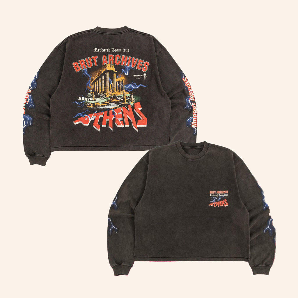 Brut Clothing Merch The Athens Sweatshirt Unique Gift For Him Birthday Brut Clothing Merch The Athens Sweatshirt Unique Gift For Him Birthday