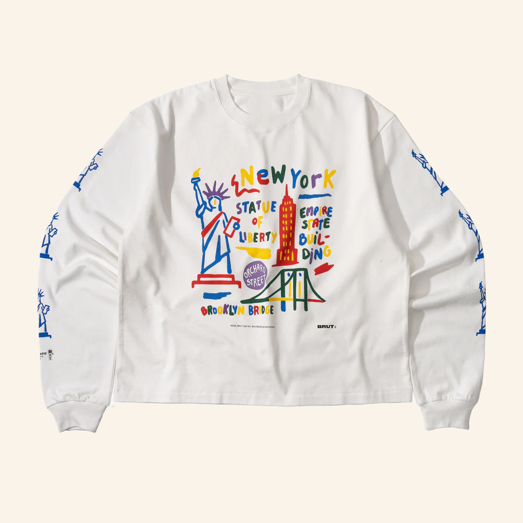BRUT Clothing Merch The New York Souvenirs Long Sleeve Shirt Best Gifts For Friends BRUT Clothing Merch The New York Souvenirs Long Sleeve Shirt Best Gifts For Friends