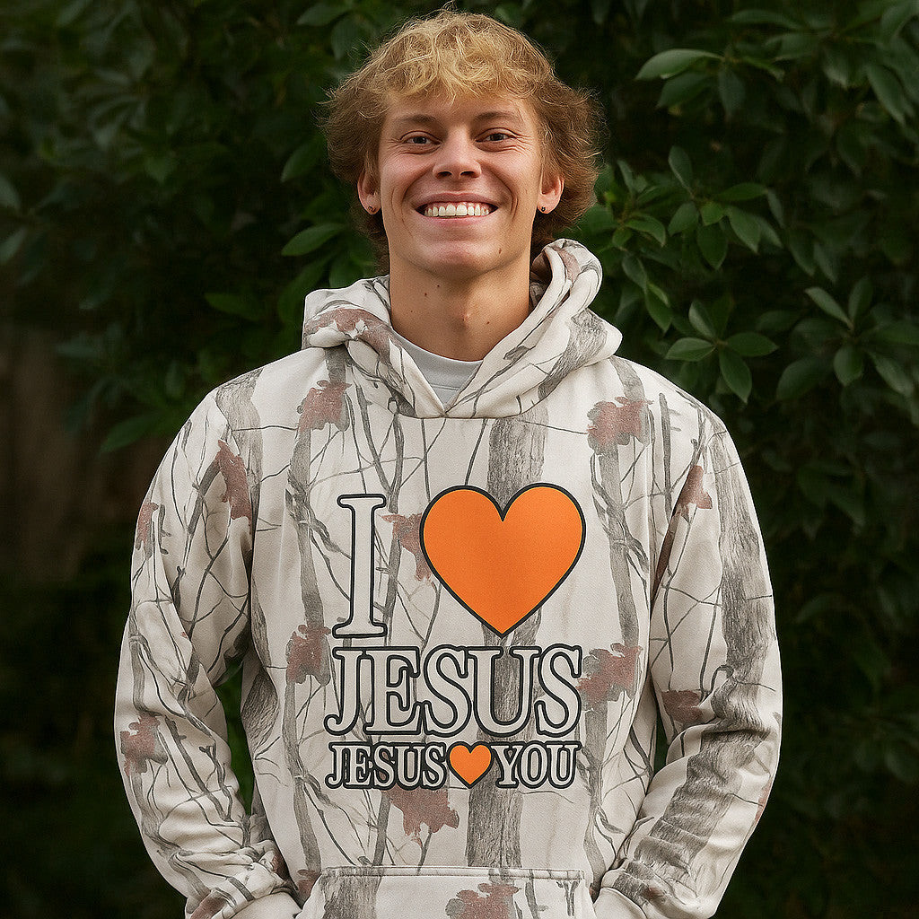 Bryce Crawford Merch I Love J J Loves You Camo Hoodie Gifts For Christian
