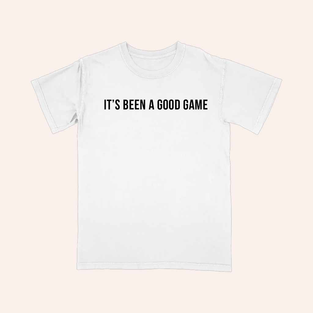 Bryce Xavier Merch It's Been A Good Game White T-Shirt Gifts For Music Lovers Bryce Xavier Merch It's Been A Good Game White T-Shirt Gifts For Music Lovers