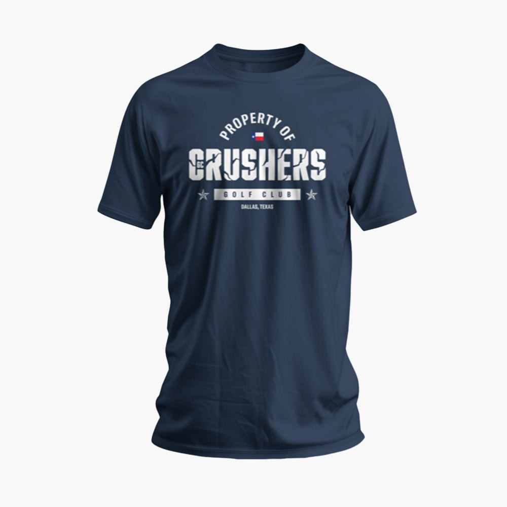 Bryson Dechambeau T-Shirt Golf Logo LIV Crushers Property Of Golf Club Dallas Texas