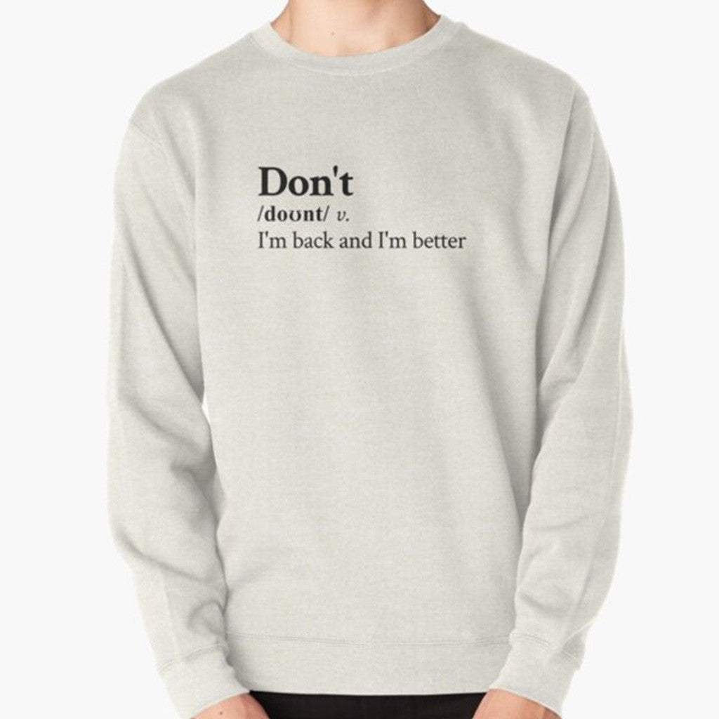 Bryson Tiller Merch Bryson Tiller Aesthetic Motivational Hip Hop Quote Lyrics Sweatshirt Gifts