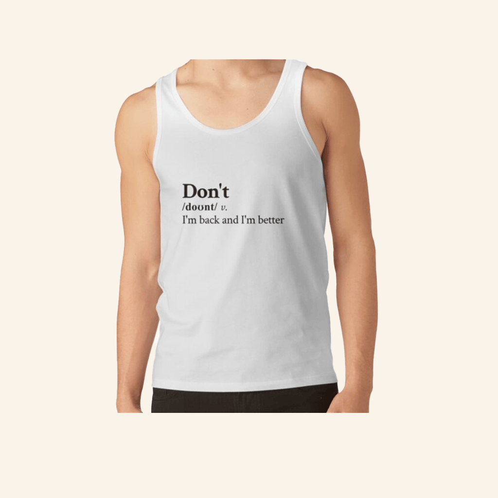 Bryson Tiller Merch Bryson Tiller Aesthetic Motivational Hip Hop Quote Lyrics Tank Top Bryson Tiller Merch Bryson Tiller Aesthetic Motivational Hip Hop Quote Lyrics Tank Top