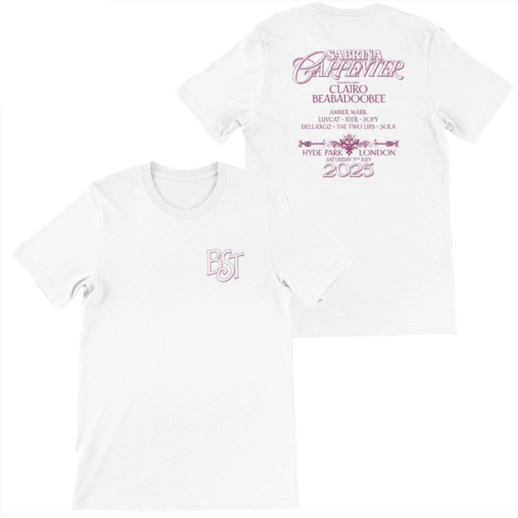 Bst Hyde Park Merch Bst Hyde Park Sabrina Carpenter Saturday 5Th July Event T-Shirt Her Gifts Bst Hyde Park Merch Bst Hyde Park Sabrina Carpenter Saturday 5Th July Event T-Shirt Her Gifts