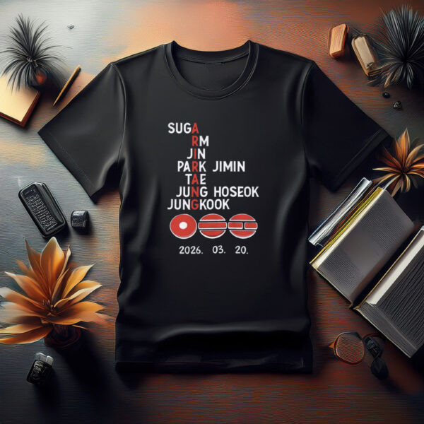 BTS Arirang Album Boat T-Shirt BTS 2026 Comeback Merch Unique Gift For Kpop Fans