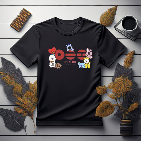 BTS Arirang Comeback OT7 T-Shirt BTS 2026 Comeback Merch Kpop Fan Gift For Army