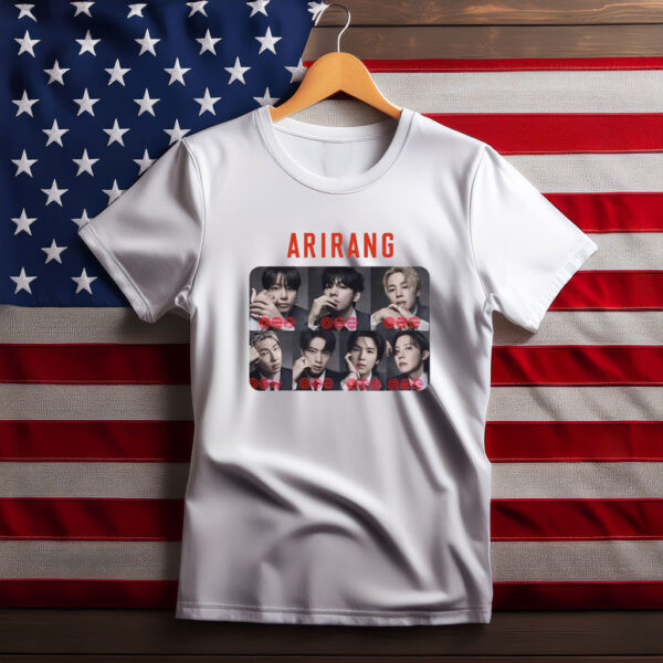 BTS Arirang Concert T-Shirt BTS World Tour Arirang Merch Kpop Fan Gift For Army