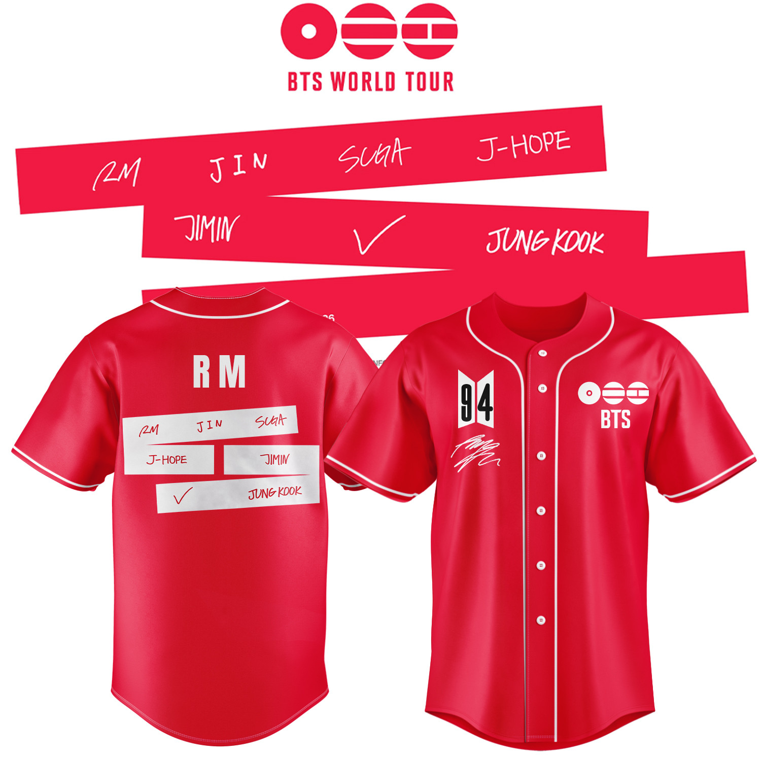 BTS Arirang World Tour 2026 Baseball Jersey BTS Comeback Tour Clothes Best Gift For Army