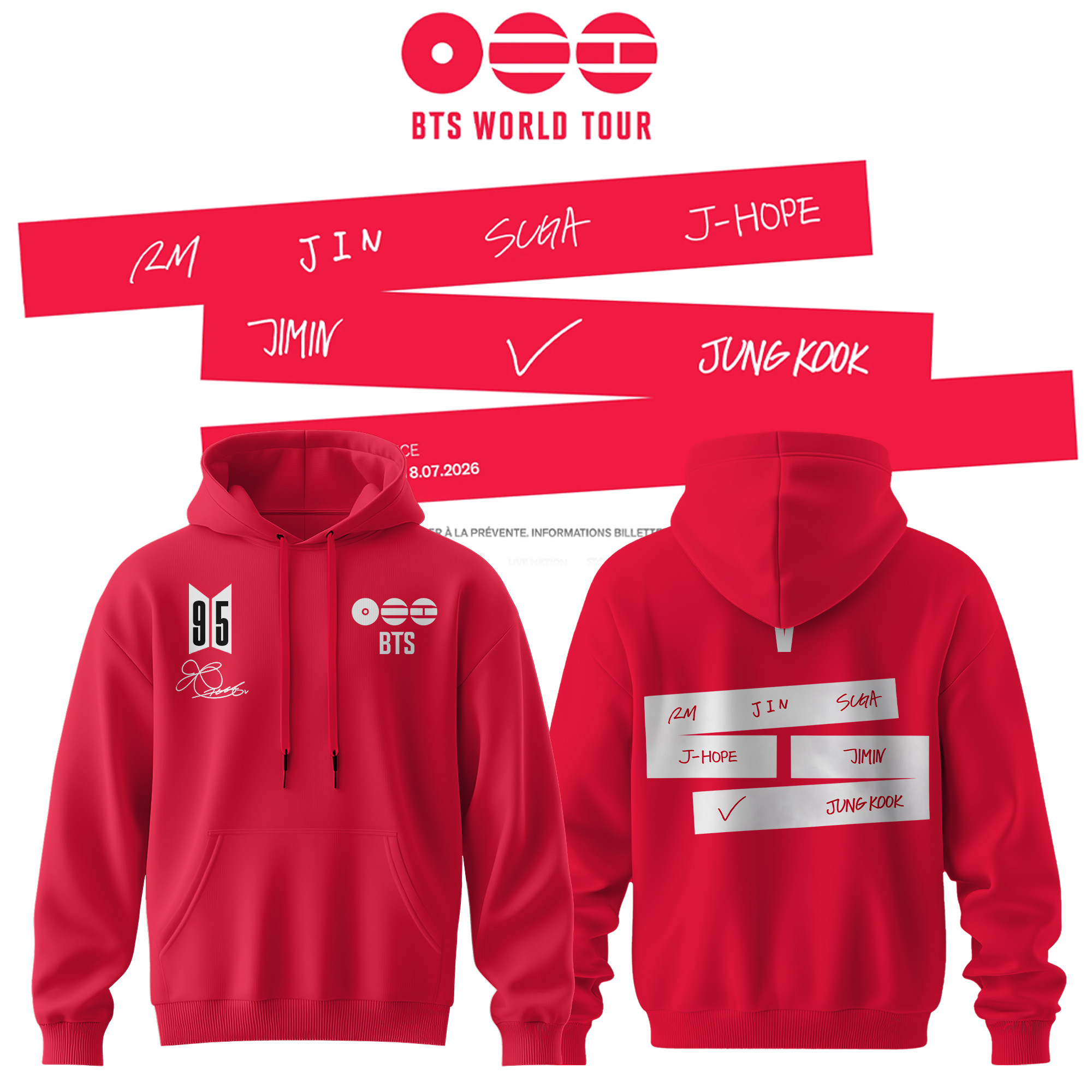 BTS Arirang World Tour 2026 Hoodie 2026 MLB Playoffs Merch Baseball Lover Gift For Army