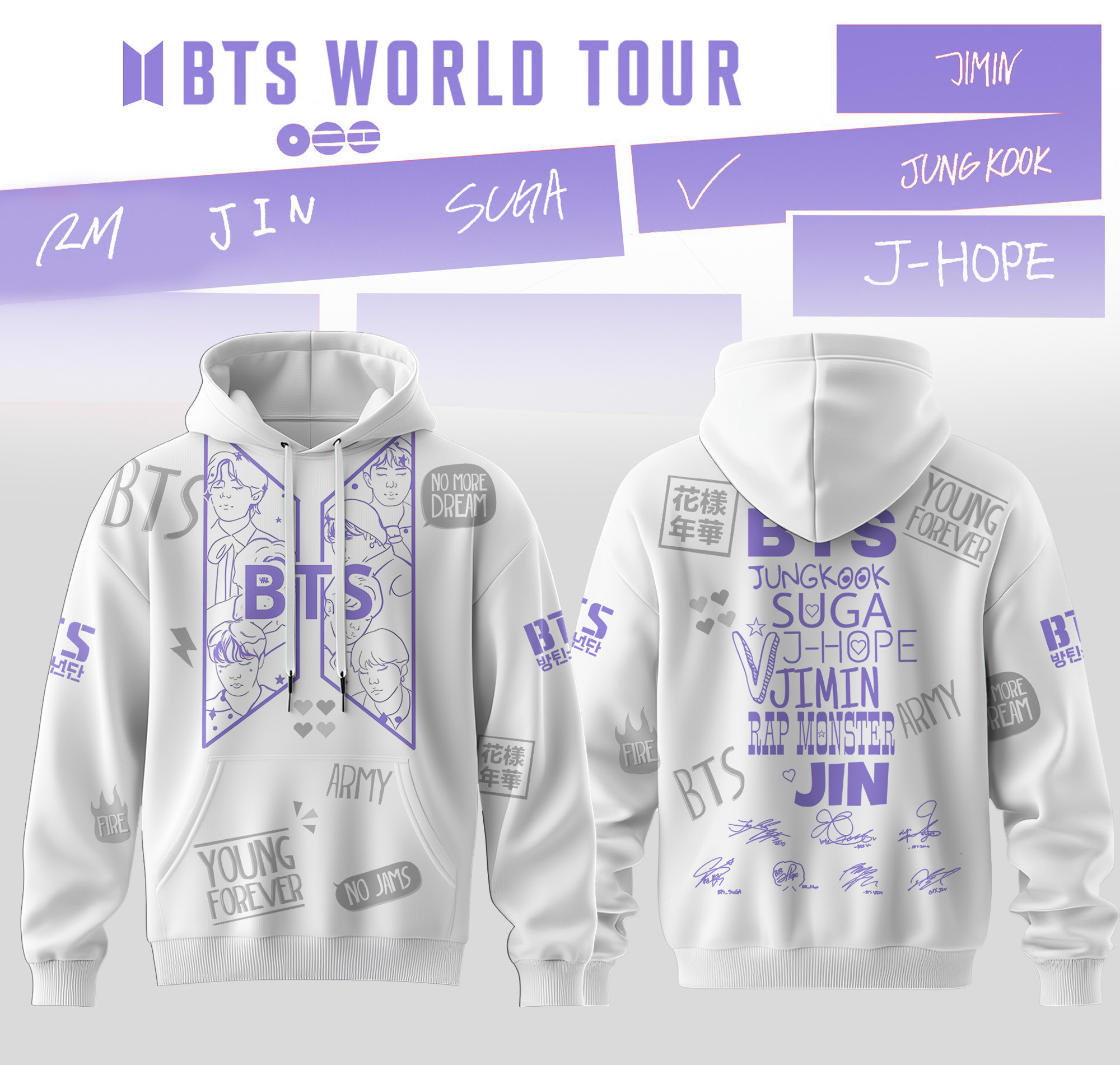 BTS Arirang World Tour 2026 Merch BTS Comeback Tour Hoodie Unique Gift For Army