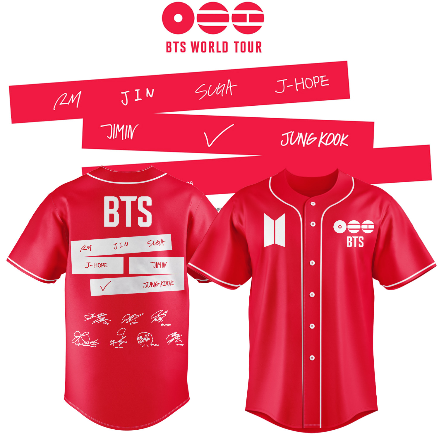 BTS Arirang World Tour 2026 Signature Baseball Jersey Music Apparel Army Gift For Him