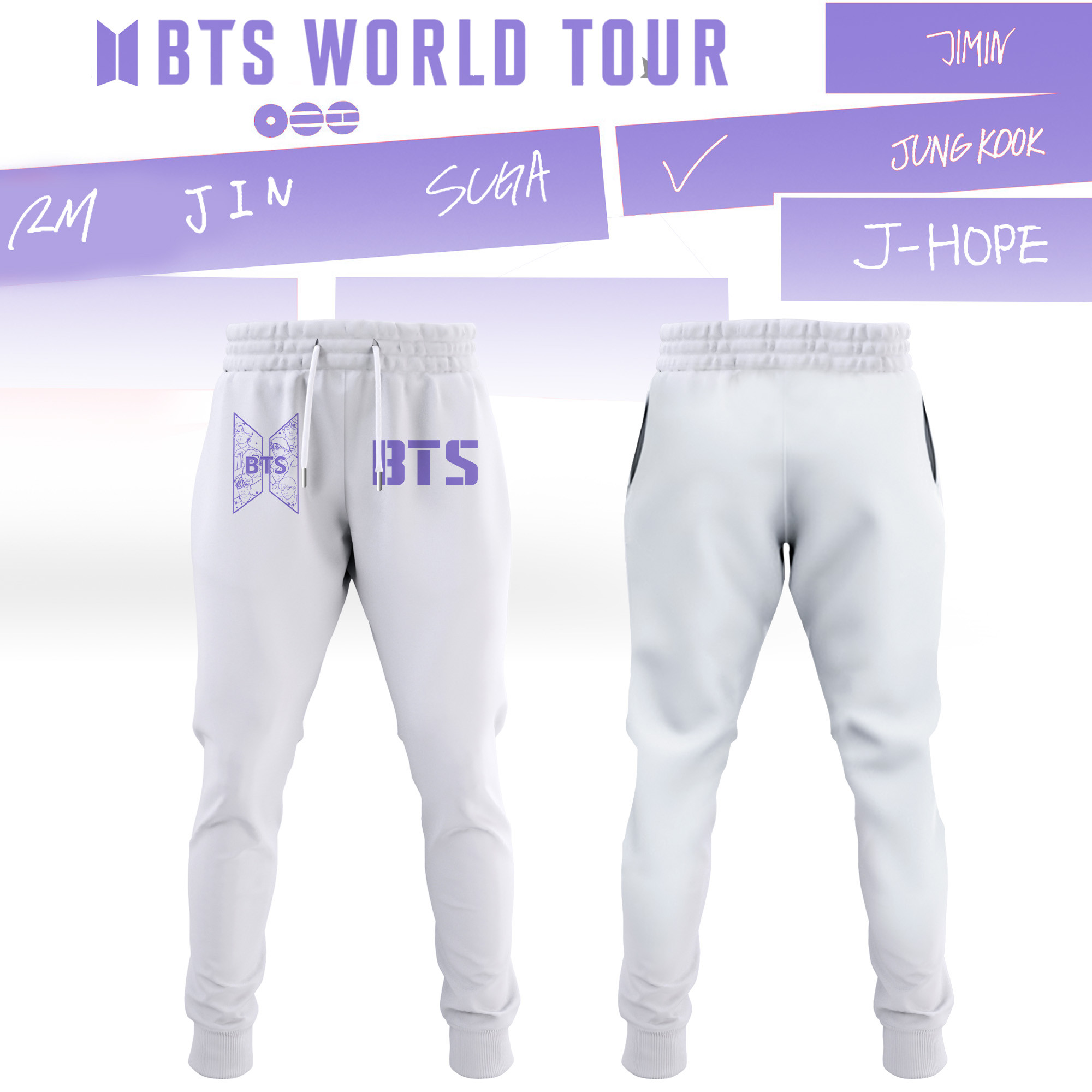 BTS Arirang World Tour 2026 Sweatpants BTS Comeback 2026 Merch Unique Gift For Brother