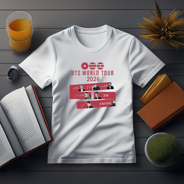 BTS Arirang World Tour T-Shirt BTS 2026 Comeback Merch Present For Army