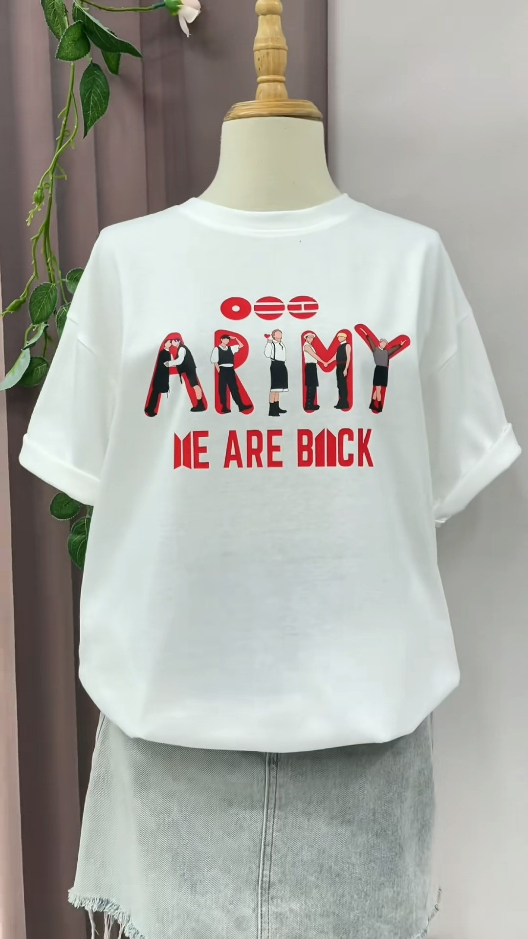 BTS Army Concert We Are Back Hoodie BTS Merch Birthday Gifts For K-Pop Fans