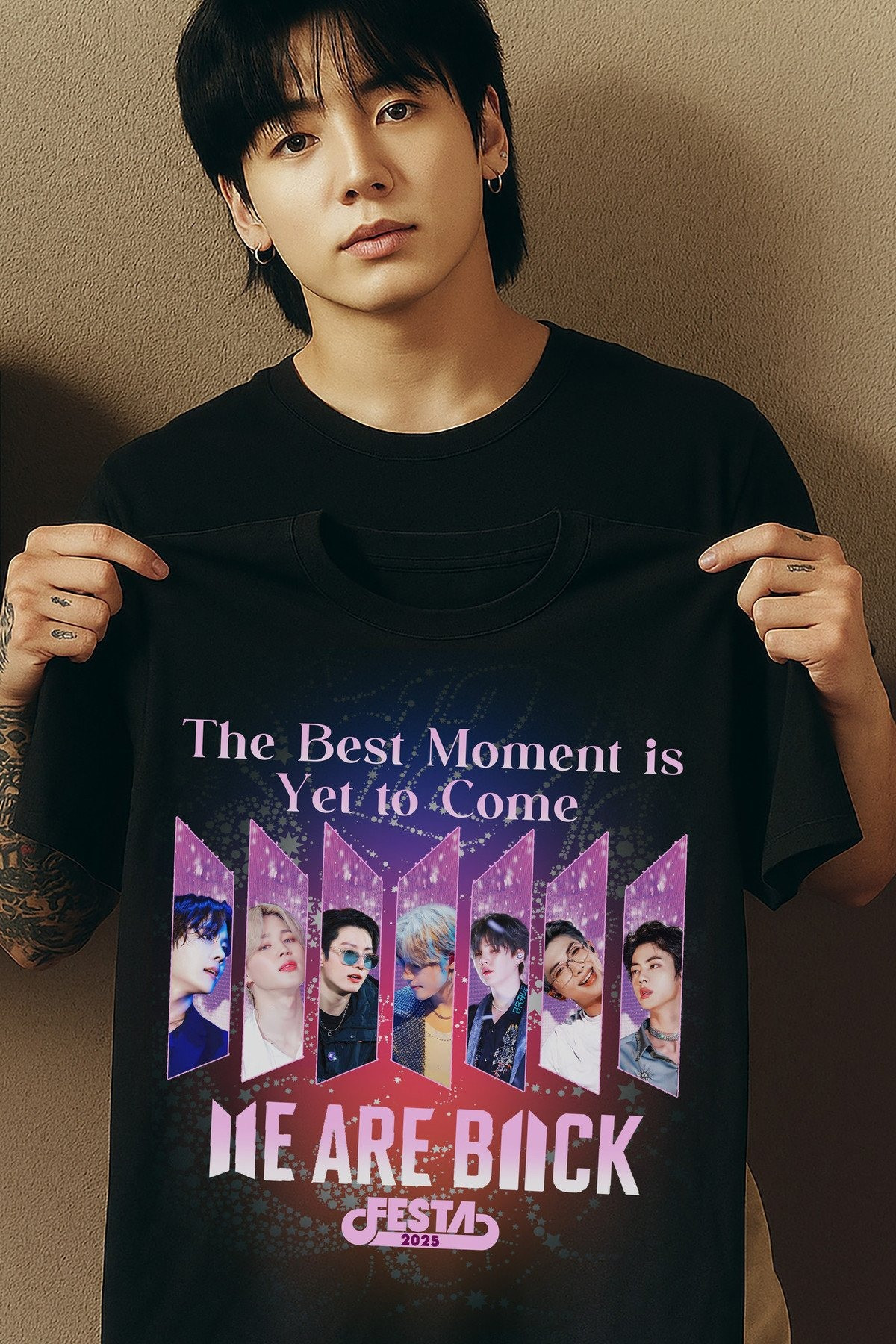 BTS Festa Moment Is Yet To Come Back T-Shirt Gifts For Music Lovers