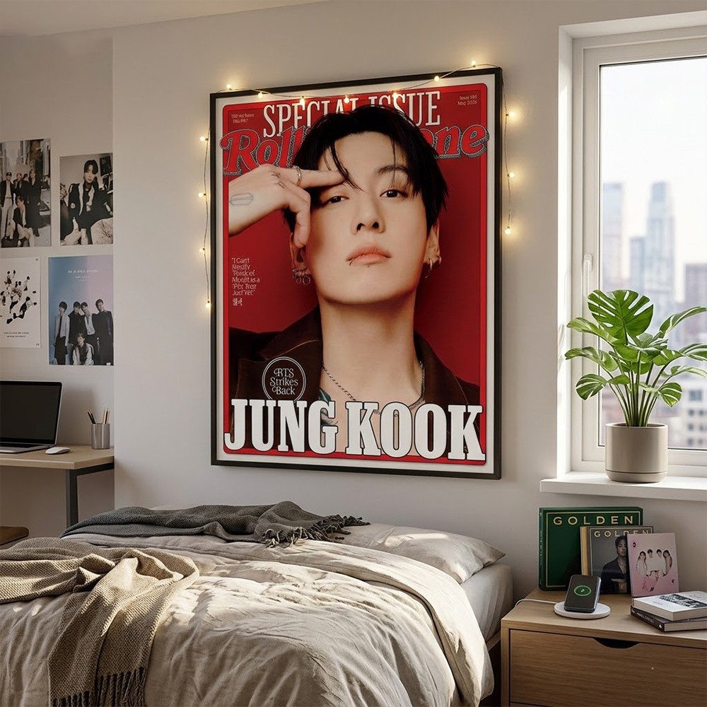 Bts Jungkook Cover Of Rolling Stone Poster BTS Merch Jungkook Lover Gift