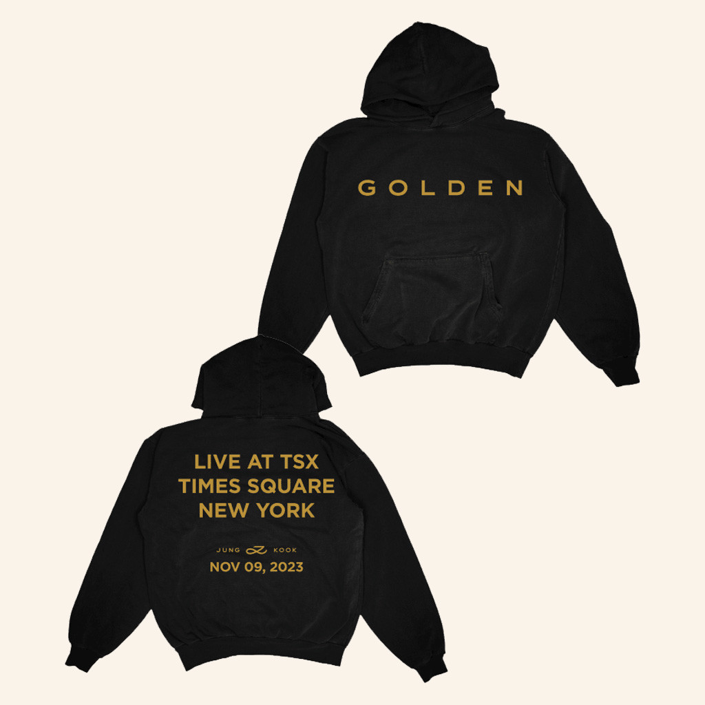 BTS Merch BTS Jungkook Golden TSX Live Hoodie Christmas Presents For Sister BTS Merch BTS Jungkook Golden TSX Live Hoodie Christmas Presents For Sister